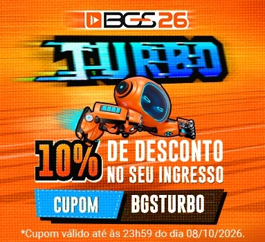Promoção Turbo - Cupom BGSTURBO - 10% OFF