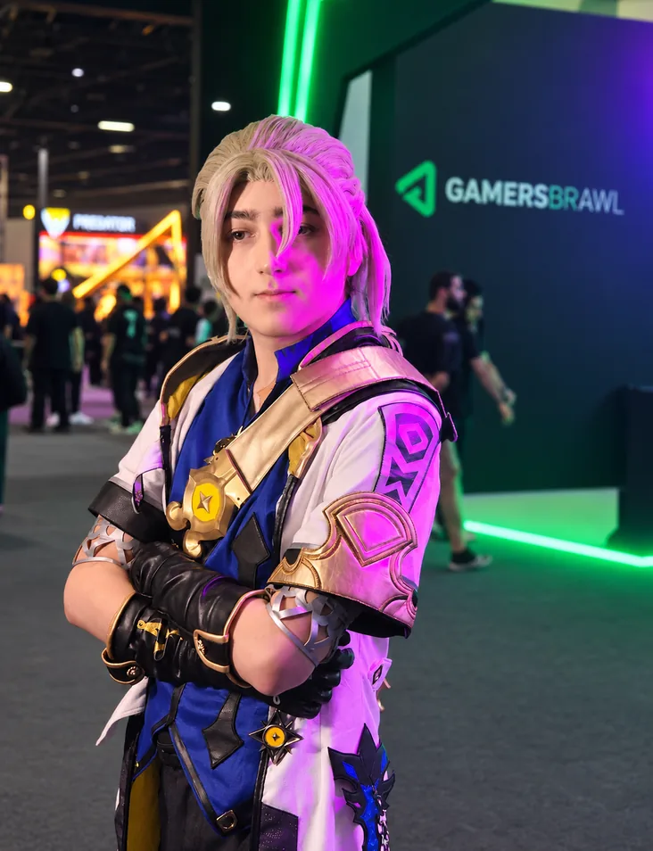 Cosplay no pavilhão da BGS